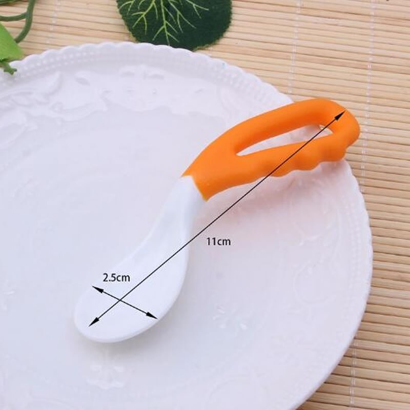 Baby Self Feeding Spoon Easy Grip Handle